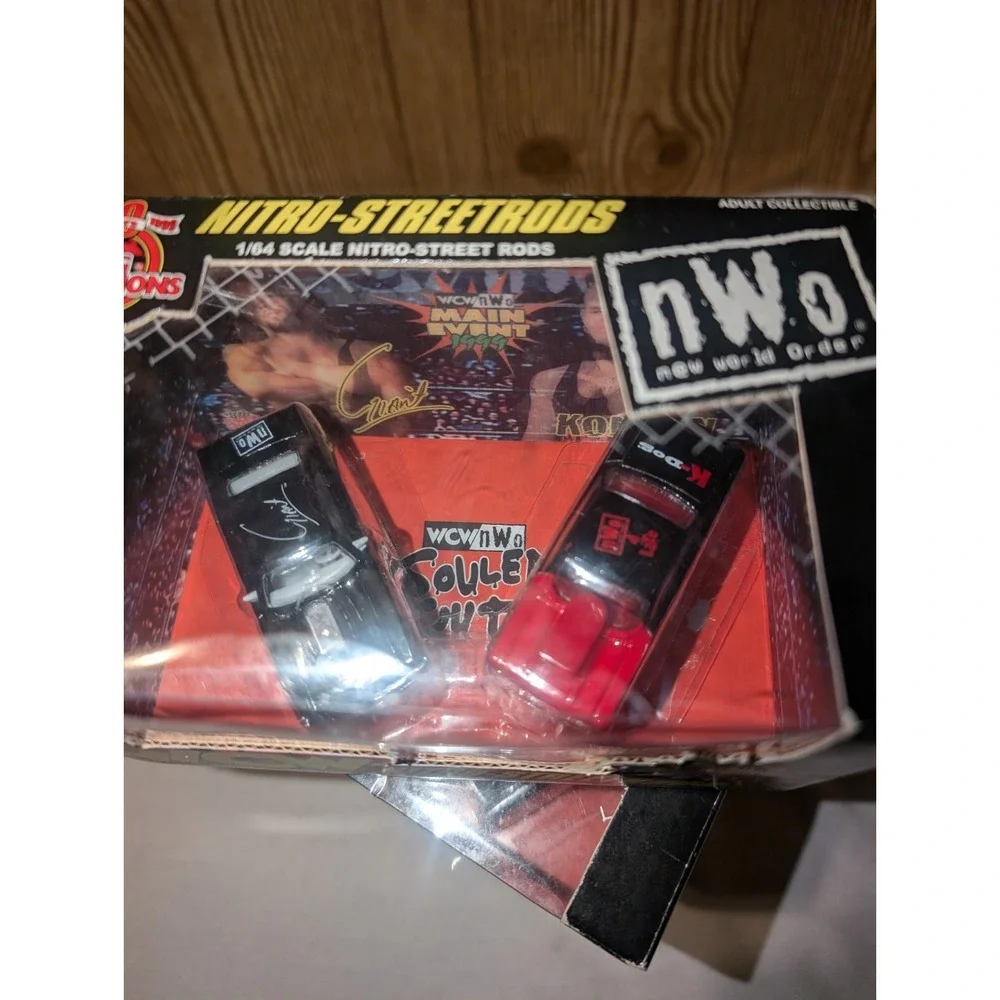 Vintage 1999 Racing Champions Nitro Streetrods WCW NWO Main Event 6 Cars